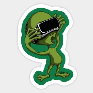 VR Alien Sticker